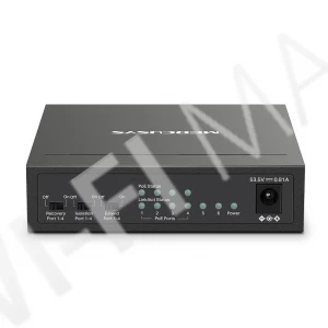 Mercusys MS106LP, неуправляемый 6-портовый коммутатор с 4-мя PoE+ (10/100 Мбит/с)