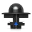 Ubiquiti UniFi G5 Dome Ultra Flush Mount Black, черное крепление с дымчатым куполом для скрытого монтажа камеры UVC-G5-Dome-Ultra в стену/потолок