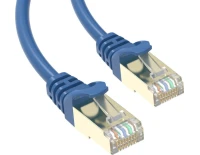 Кабельная продукция Conexpro Patch Cable STP, CAT6A (0,5 метра) патч-кабель синий