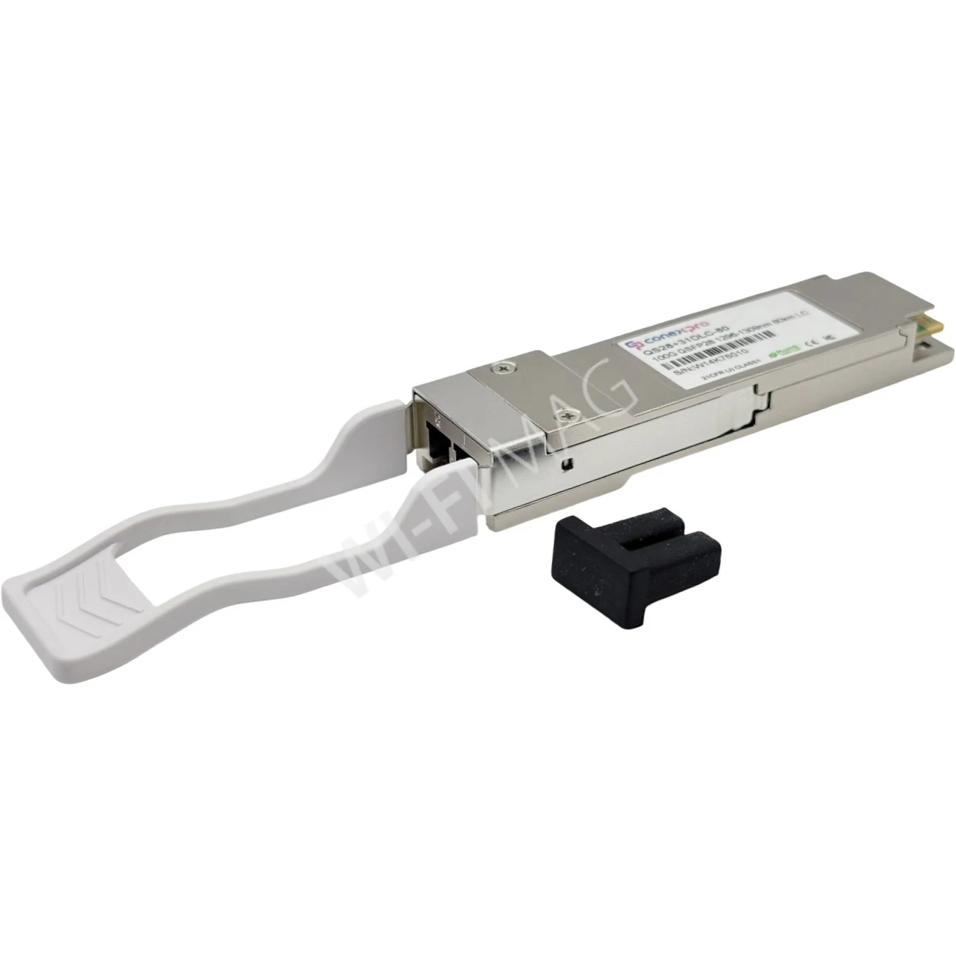 Conexpro QS28+31DLC-80 модуль QSFP28 Single Mode, 100 Гбит/с, 2xLC, 80 км (Tx/Rx=1295, 1300, 1304, 1309) CWDM DDM