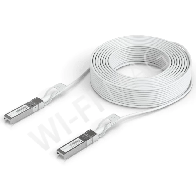 Ubiquiti UniFi DAC Uplink Cable, SFP28, соединительный кабель с автоматической оптимизацией для устройств UniFi, длина 30 м.