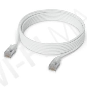 Ubiquiti UniFi Etherlighting Patch Cable (5 метров) патч-кабель Cat.6A, RJ45, белый