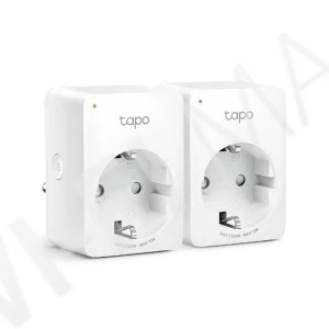 TP-Link Tapo P100 (2-pack), умная мини Wi-Fi розетка (комплект из 2-х штук)