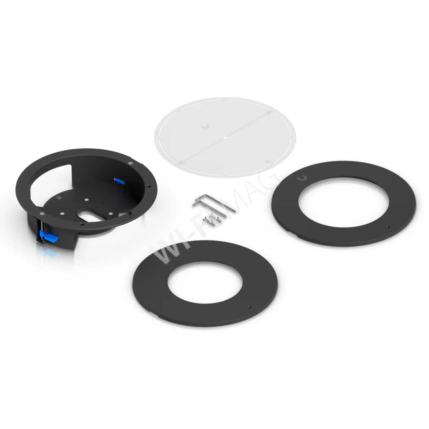 Ubiquiti UniFi G6 Dome Camera Flush Mount Black, черное крепление для скрытого монтажа камер UVC-G6-Dome/Pro-Dome в потолок/стену