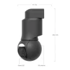Ubiquiti UniFi G6 PTZ Camera Black, 8 Мп уличная PoE+ с 10-кратным зумом и 2-мя объективами черная IP-видеокамера