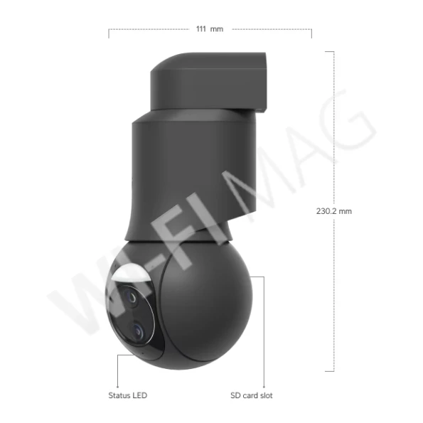 Ubiquiti UniFi G6 PTZ Camera Black, 8 Мп уличная PoE+ с 10-кратным зумом и 2-мя объективами черная IP-видеокамера