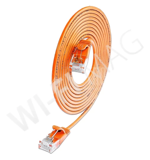 Кабель Wirewin SLIM LIGHT UTP Cat.6, 10.0 м оранжевый