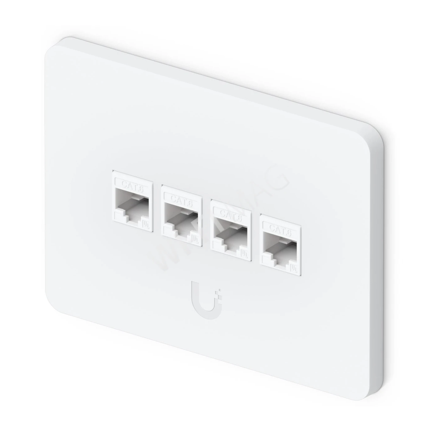 Ubiquiti Horizontal 4-Port Paintable Keystone Wall Plate (4-pack) горизонтальные панели с 4-мя слотами Keystone (4 штуки)