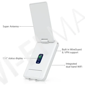 Ubiquiti UniFi Travel Router Long-Range, дорожный мобильный маршрутизатор Wi-Fi 5 дальнего радиуа действия