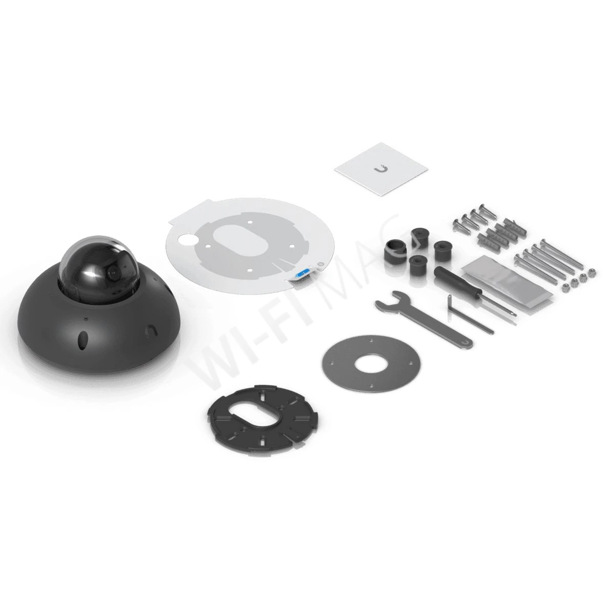 Ubiquiti UniFi G6 Dome Camera Black, 8 Мп уличная PoE с микрофоном и ночным видением черная IP-видеокамера