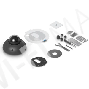 Ubiquiti UniFi G6 Dome Camera Black, 8 Мп уличная PoE с микрофоном и ночным видением черная IP-видеокамера