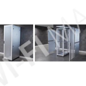 Ubiquiti 42U Rack Cabinet Perforated Front Door (1000 мм) напольная стойка 42U с 4-мя вентиляторами и перфорированными дверцами