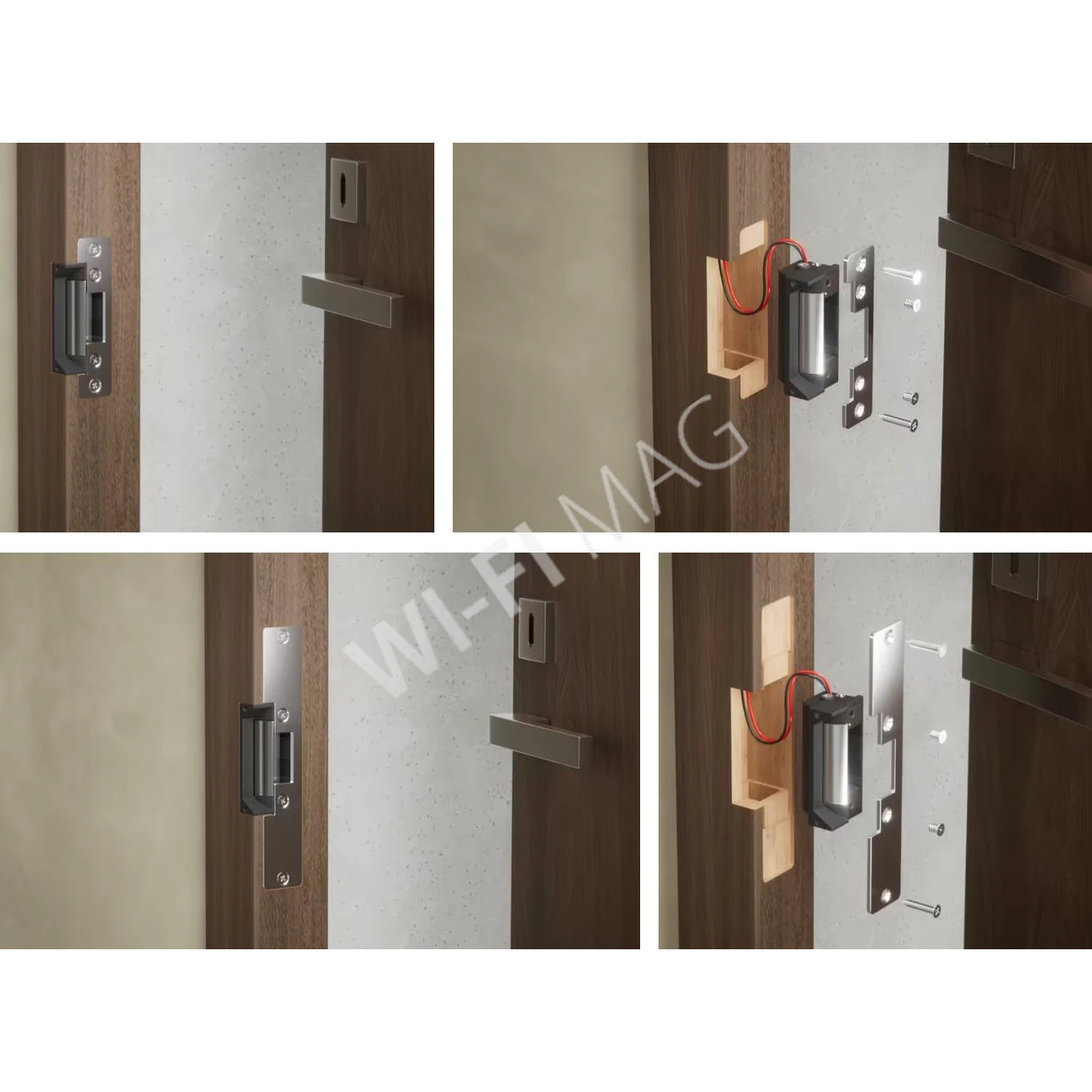 Ubiquiti UniFi Access Fail-Secure Strike Lock 15mm, электрический замок с защелкой и защитой от сбоев