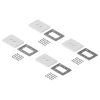 Ubiquiti Vertical 2-Port Paintable Keystone Wall Plate (4-pack) вертикальные панели с 2-мя слотами Keystone (4 штуки)