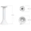 Ubiquiti AI PTZ Precision Pendant Mount White, белый подвесной кронштейн для камер UVC-AI-PTZ-Precision