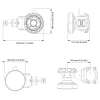 RF Elements SH60WB GO Wideband 60° Symmetrical Horn TwistPort, 5/6GHz, 13dBi, секторная рупорная антенна
