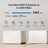 Mercusys Halo H85X (2-pack) AX3000, двухдиапазонная Mesh-система Wi-Fi 6 (2 устройства)