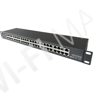 Conexpro POE-PAN16-GBM, 16-портовая гигабитная пассивная PoE-панель для 19" стойки