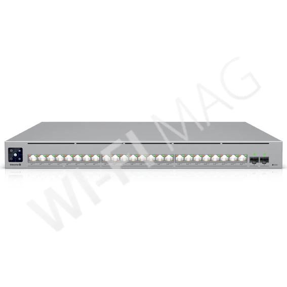 Ubiquiti UniFi Enterprise Campus 24 PoE Switch (1050 Вт) 26-портовый (2 SFP28, 24 PoE+++) Etherlighting коммутатор