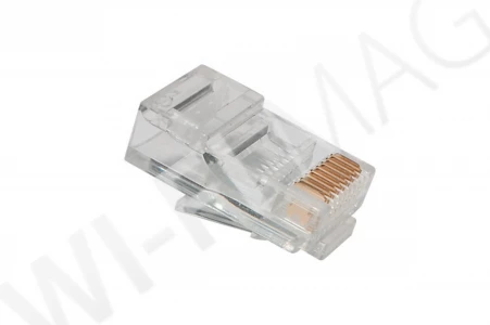 Коннектор MasterLan UTP RJ45, Cat.6, 8p8c, gilded