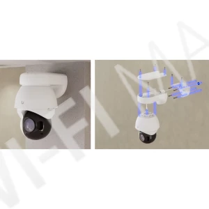 Ubiquiti UniFi AI PTZ Precision Camera White, 8 Мп уличная PoE++ с 31-кратным зумом и технологией LiDAR белая IP-видеокамера