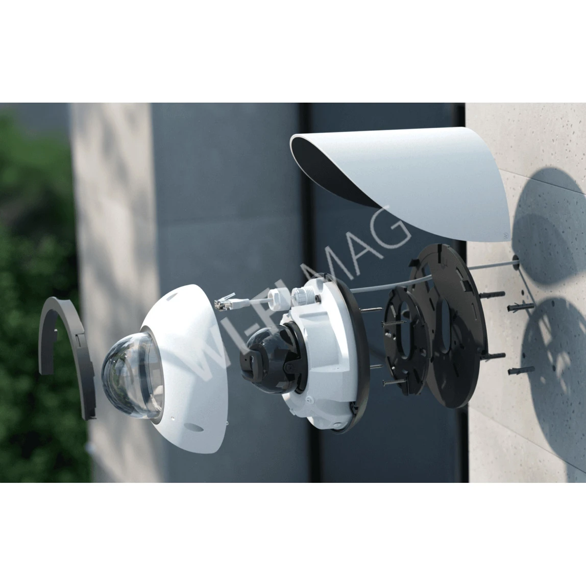 Ubiquiti UniFi G6 Dome Camera Weather Shield White, белый козырек для защиты от непогоды камер UVC-G6-Dome/Pro-Dome