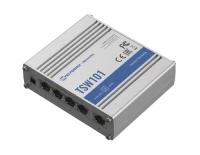 Неуправляемые коммутаторы с PoE Teltonika TSW101 Automotive PoE+ Switch, 5-портовый неуправляемый с 4-мя PoE коммутатор