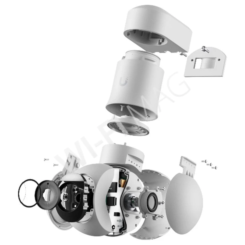 Ubiquiti UniFi G5 PTZ Camera, 5 Мп уличная с цветным ночным видением и микрофоном IP-видеокамера PoE+