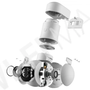 Ubiquiti UniFi G5 PTZ Camera, 5 Мп уличная с цветным ночным видением и микрофоном IP-видеокамера PoE+