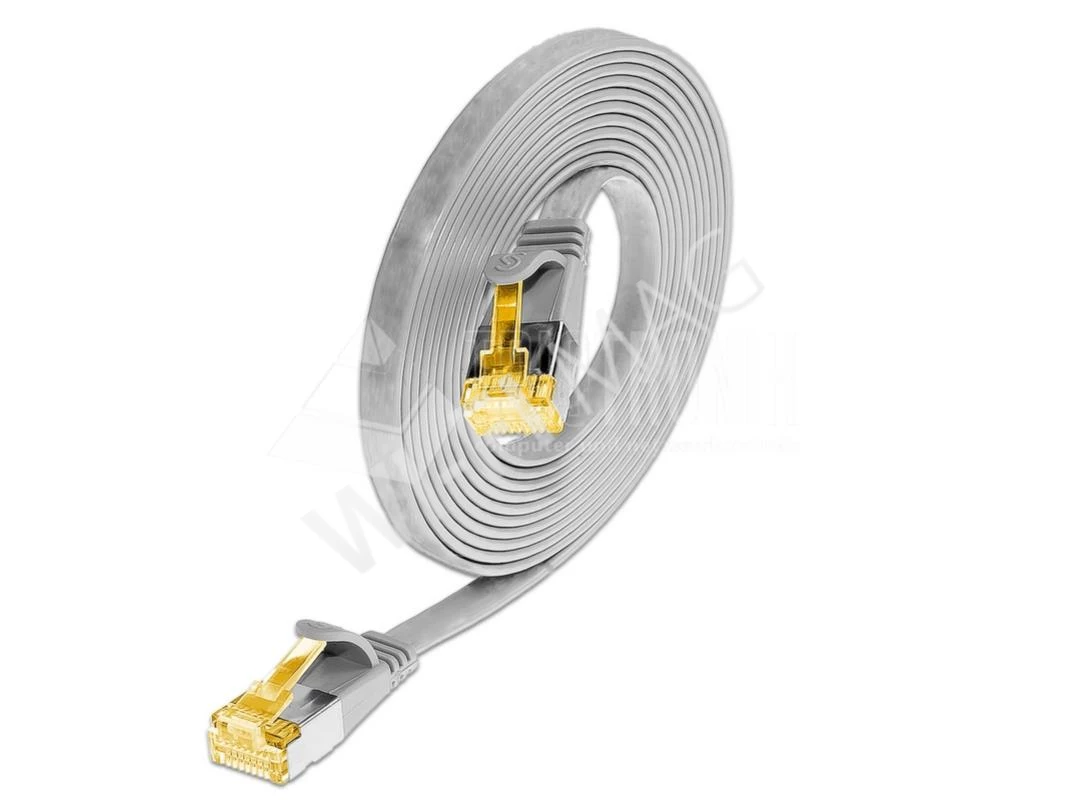 Кабель Wirewin SLIM STP Cat.6A, 1.0 м серый