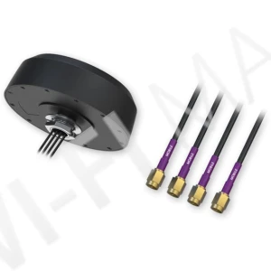 Teltonika PR1KC647 5G Combo MIMO Mobile Roof SMA Antenna, комбинированная мобильная антенна с 4-мя кабелями 3 м