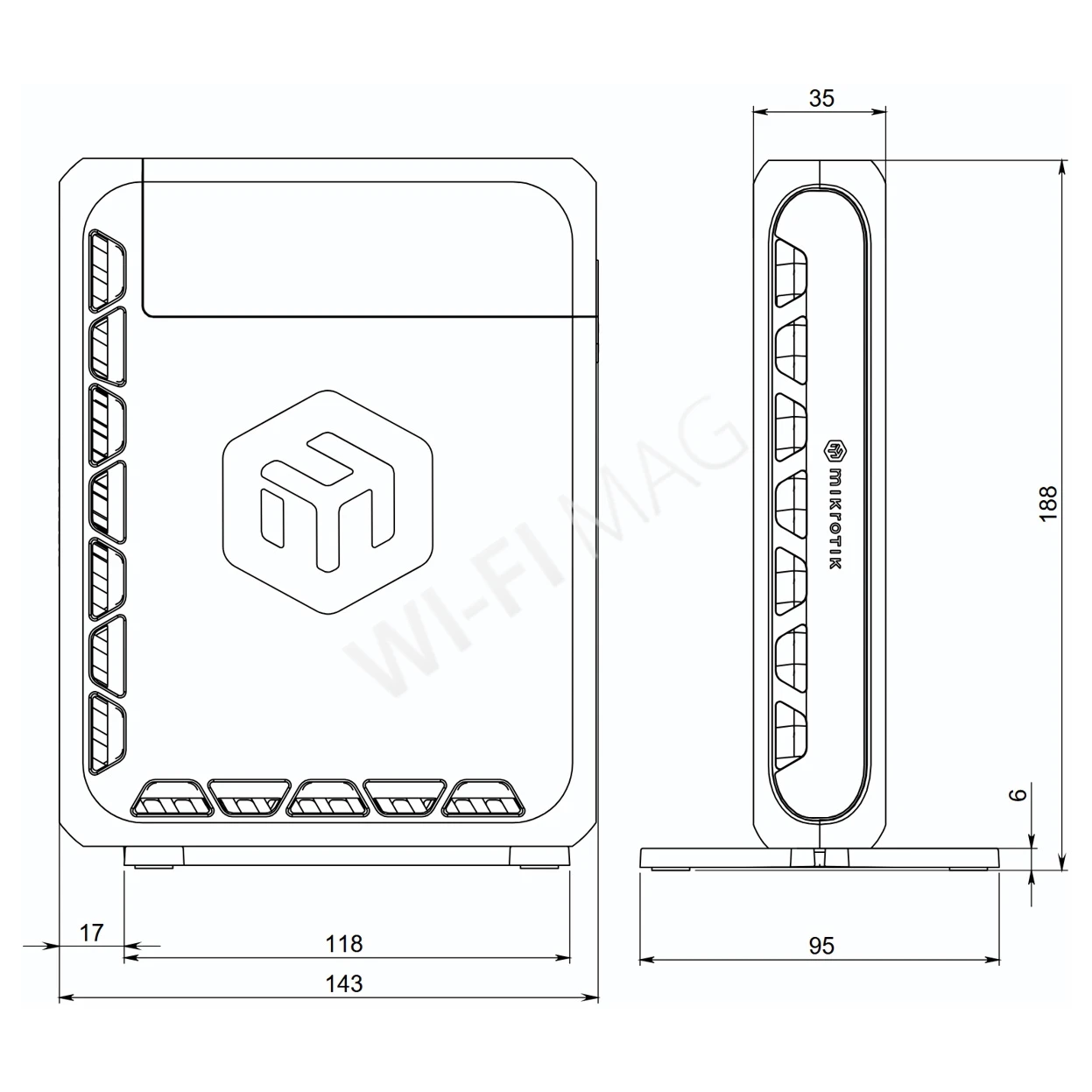 Mikrotik RouterBOARD hAP be³ Media, трехдиапазонный маршрутизатор Wi-Fi 7 и медиацентр