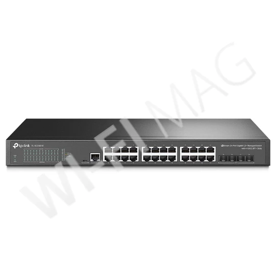 TP-Link TL-SG3428X, JetStream с 24 портами 1 Гбит/с RJ45 и 4 SFP+ коммутатор