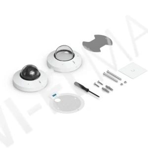 Ubiquiti UniFi G6 Mini Dome Camera White, 8 Мп PoE с двусторонней аудиосвязью и ночным видением белая IP-видеокамера