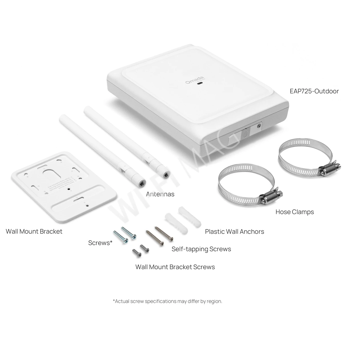 TP-Link EAP725-Outdoor (EU) BE3600 Omada, уличная двухдиапазонная точка доступа Wi-Fi 7 c PoE In