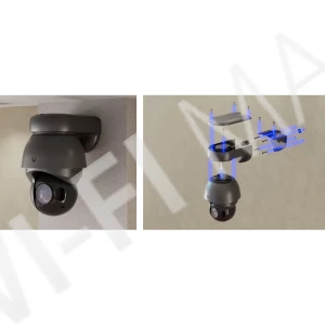 Ubiquiti UniFi AI PTZ Precision Camera Black, 8 Мп уличная PoE++ с 31-кратным зумом и технологией LiDAR черная IP-видеокамера