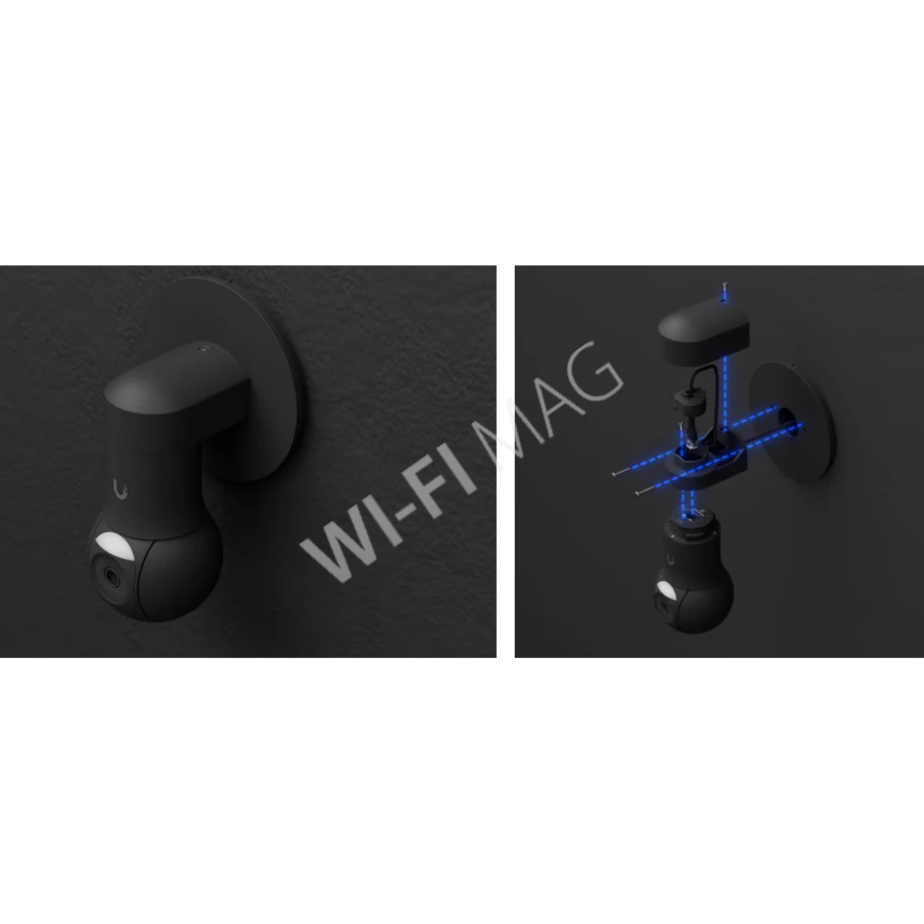 Ubiquiti UniFi Protect Gang Box Mounting Plate Black, черная пластина для сопряжения камер с распределительными коробками