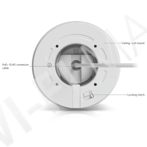 Ubiquiti UniFi G6 Edge Turret Camera, 8 Мп уличная PoE+ с двусторонней аудиосвязью и ночным видением белая IP-видеокамера