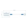 Teltonika SMA Cable Extension PR2VM20M, удлинитель кабеля с разъемами SMA Female - SMA Male (длина - 2 метра)