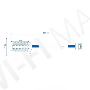 Teltonika SMA Cable Extension PR2VM20M, удлинитель кабеля с разъемами SMA Female - SMA Male (длина - 2 метра)