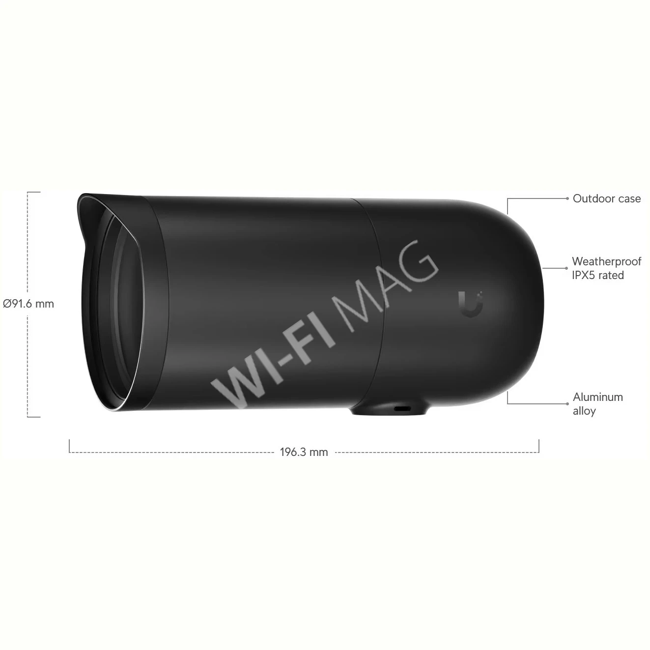 Ubiquiti UniFi Video Camera AI DSLR (17 мм) 10 Мп 4K PoE с широкоугольным объективом M43 IP-видеокамера