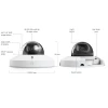 Ubiquiti UniFi G6 Mini Dome Camera White, 8 Мп PoE с двусторонней аудиосвязью и ночным видением белая IP-видеокамера