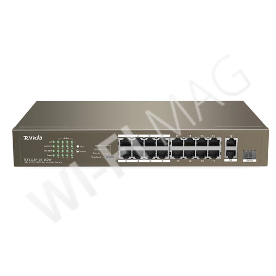 Tenda TEF1118P-16-150W коммутатор