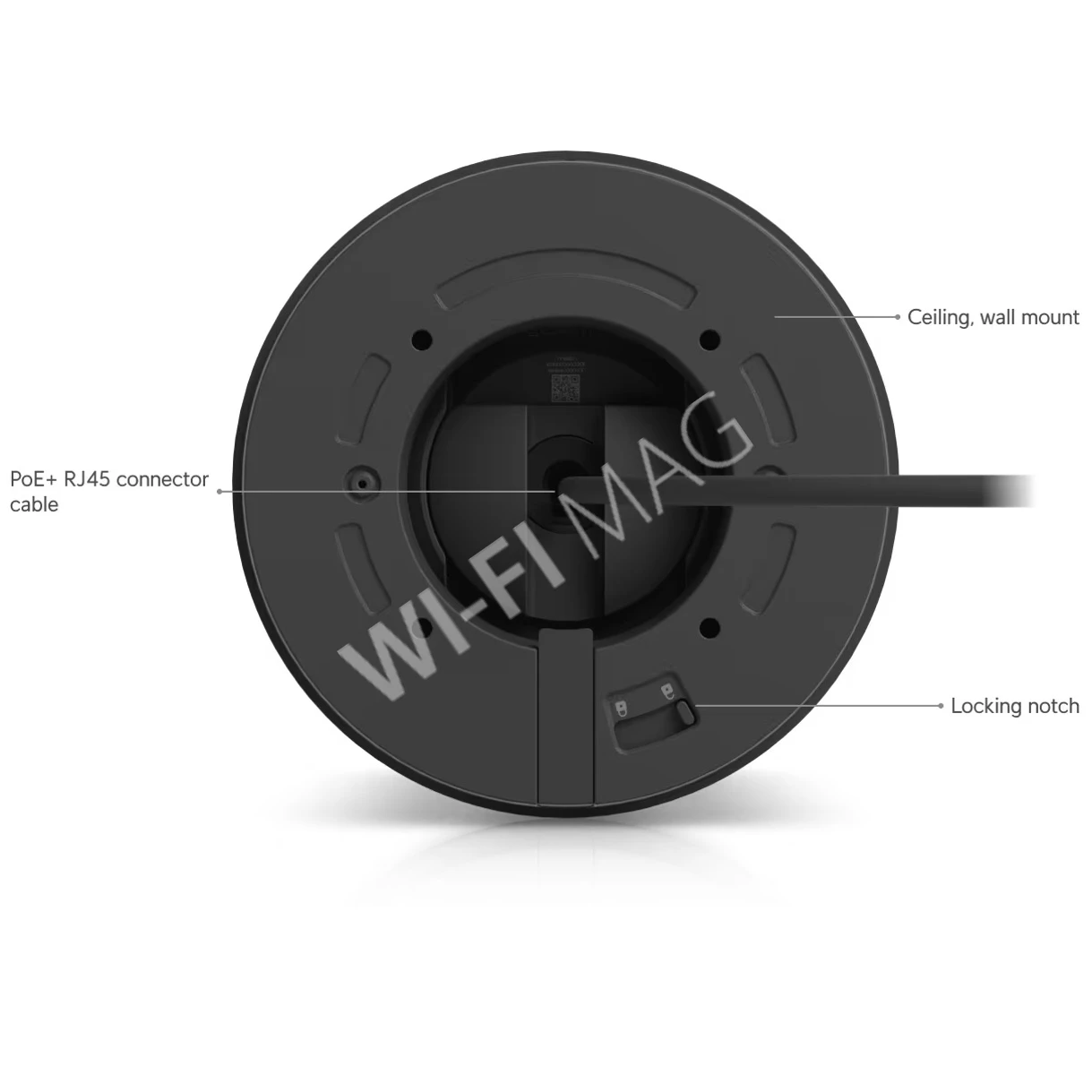 Ubiquiti UniFi Video Camera G6 Pro Turret Black, 8 Мп черная уличная PoE+ турельная c 2,36-кратным оптическим зумом IP-видеокамера