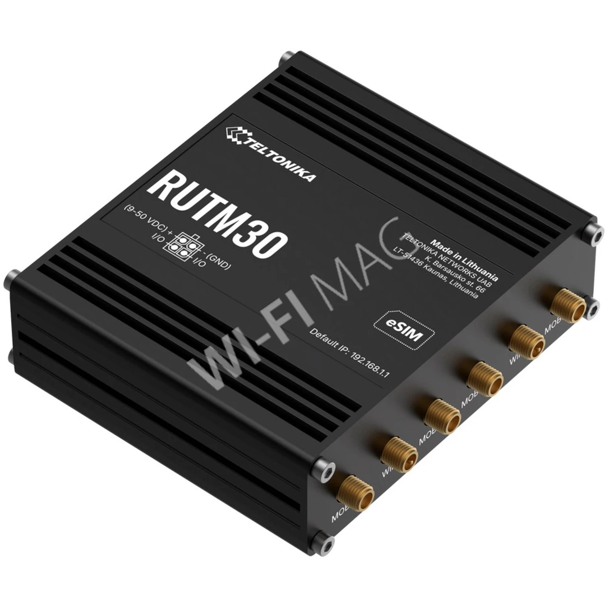 Teltonika RUTM30, двухдиапазонный компактный маршрутизатор 5G c 2-мя SIM-картами и eSIM