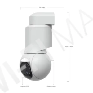 Ubiquiti UniFi G6 PTZ Camera White, 8 Мп уличная PoE+ с 10-кратным зумом и 2-мя объективами белая IP-видеокамера
