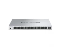 Управляемые коммутаторы с PoE TP-Link S5500-48GP4F, 4 SFP и 48 порта 1 Гбит/с PoE+ линейки Omada Pro управляемый коммутатор