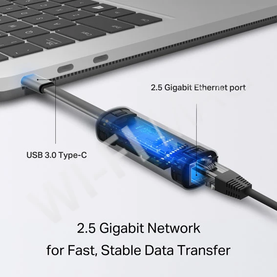 TP-Link UE302C, USB 3.0 Type-C/2.5 Gigabit Ethernet сетевой адаптер