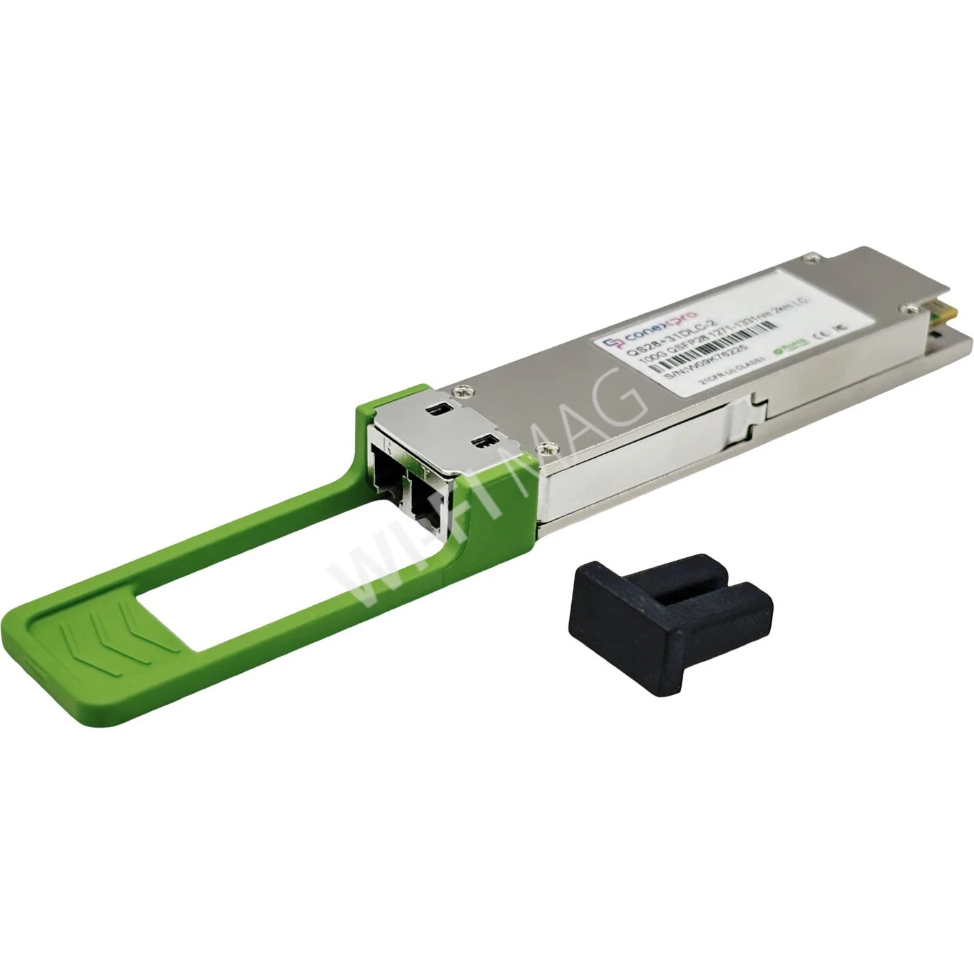 Conexpro QS28+31DLC-2 модуль QSFP28 Single Mode, 100 Гбит/с, 2xLC, 2 км (Tx/Rx=1271, 1291, 1311, 1331) CWDM DDM