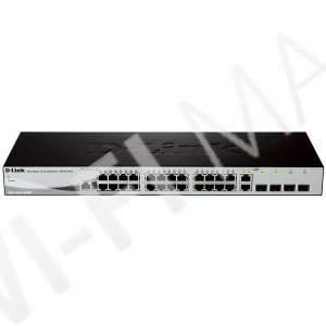 D-Link DES-1210-28/ME/B2B, управляемый коммутатор с 24 портами 10/100 Мбит/с LAN, 2 портами SFP и 2 комбо-портами SFP